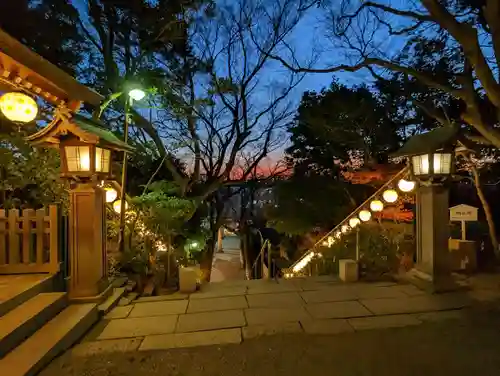 検見川神社の景色