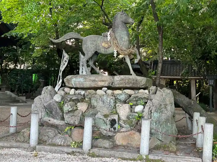 萱津神社の狛犬