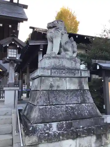 開成山大神宮の狛犬