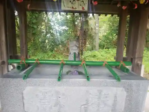 藤島神社（贈正一位新田義貞公之大宮）の手水舎