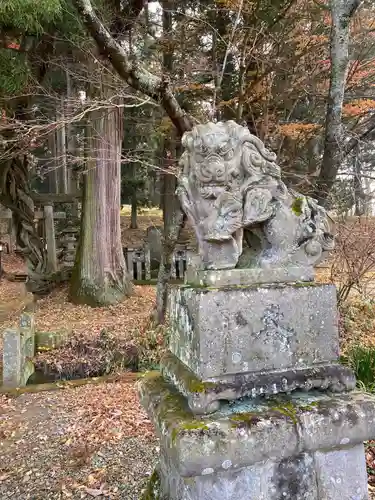 白河神社の狛犬