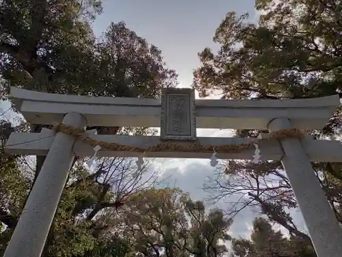 曽禰神社の鳥居