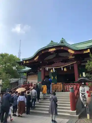 亀戸天神社の本殿・本堂