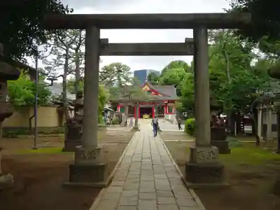 品川神社の鳥居