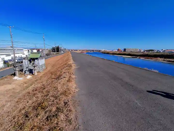 十軒神社の景色