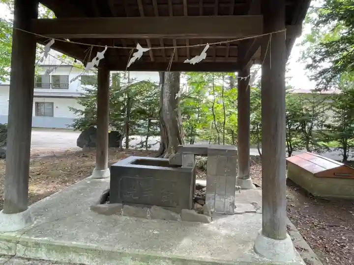 妹背牛神社の手水舎