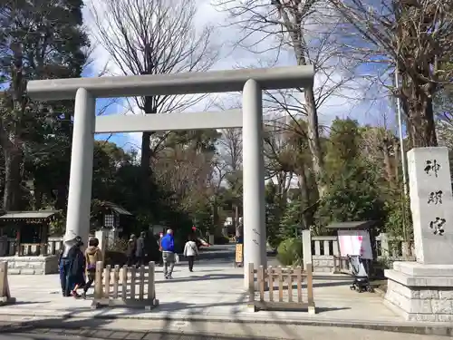阿佐ヶ谷神明宮の鳥居