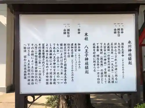 葛飾氷川神社の歴史