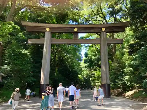 明治神宮の鳥居