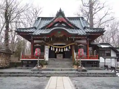 山中諏訪神社の本殿・本堂