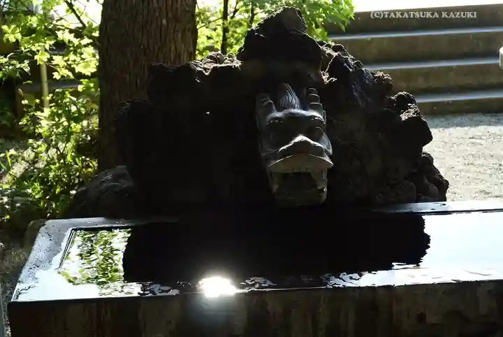 多摩川浅間神社の手水舎