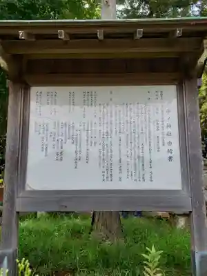 子ノ神社（早野）の歴史