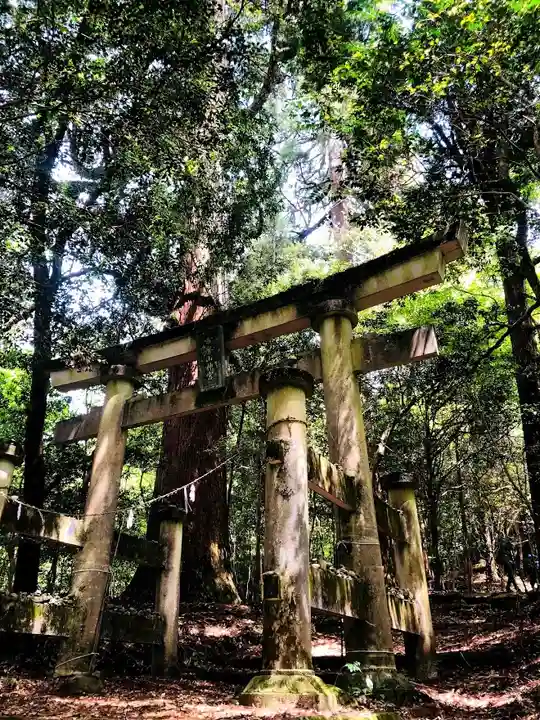 市房山神宮の鳥居