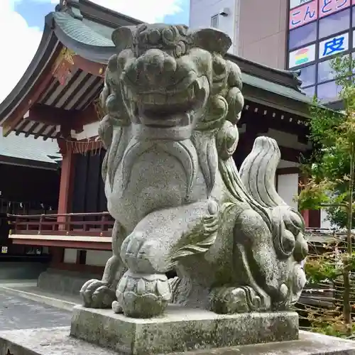 柏神社の狛犬