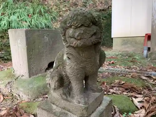 神明神社の狛犬