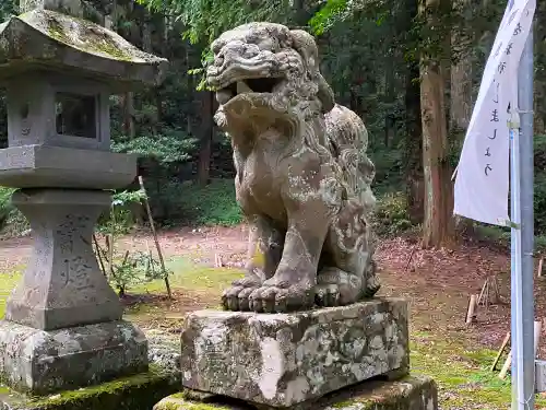 飛澤神社の狛犬