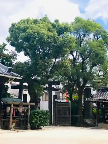 海老江八坂神社の鳥居