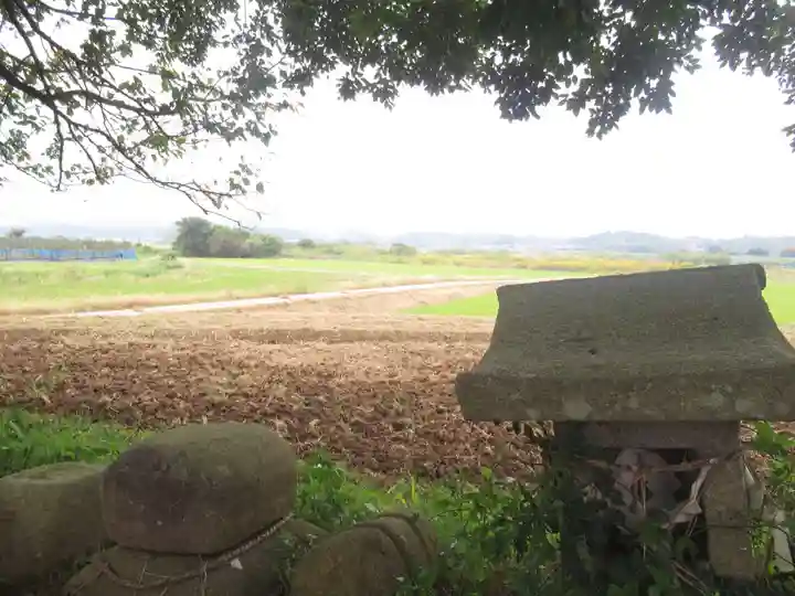 裏つくば、恋瀬川沿いの神社(茨城県)