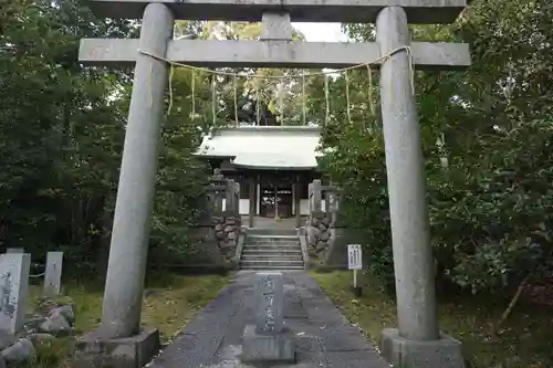 忍　諏訪神社・東照宮　の鳥居