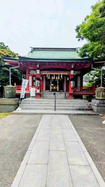 当代島稲荷神社の本殿・本堂