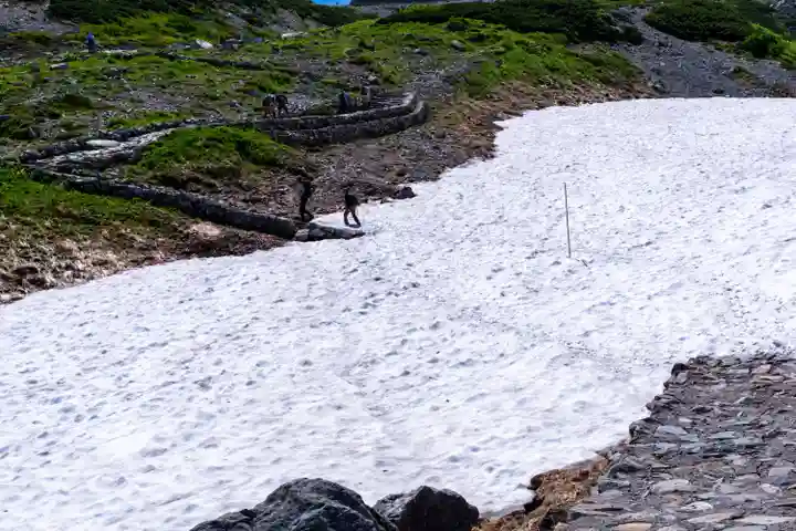 雄山神社峰本社の景色