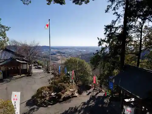 唐澤山神社の景色