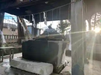 小室浅間神社の手水舎