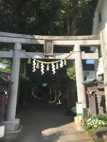 戸越八幡神社の鳥居