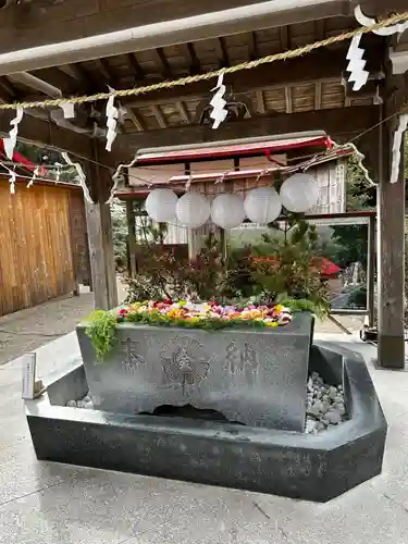 金蛇水神社の手水舎