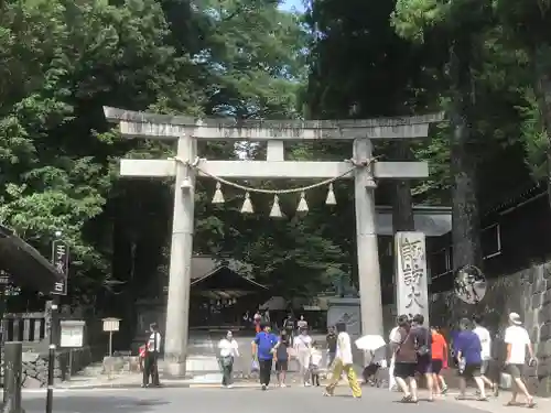 諏訪大社下社春宮の鳥居