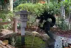 胡宮神社（敏満寺史跡）の手水