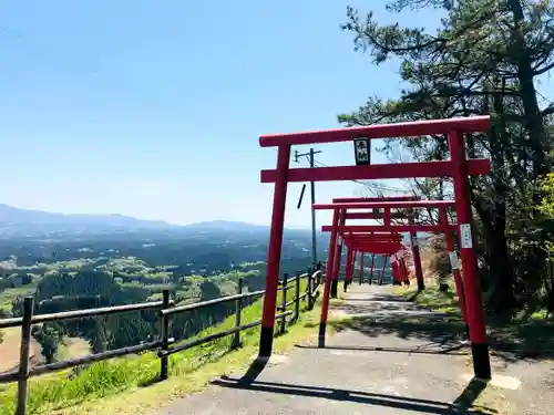 朝日稲荷神社の鳥居