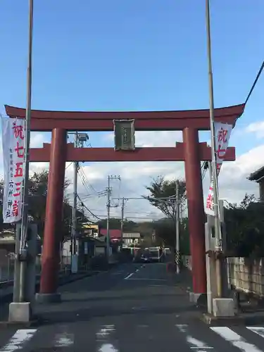 相模国総社六所神社の鳥居