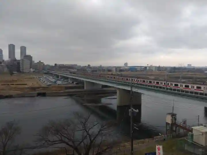 多摩川浅間神社の周辺