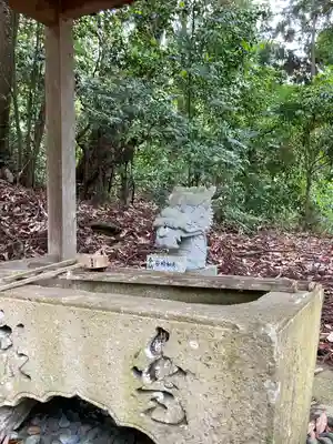 劔之宮王子神社の手水舎