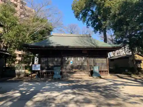 大谷場氷川神社の本殿・本堂