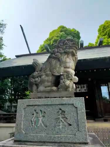 所澤神明社の狛犬