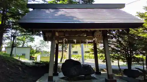 東神楽神社の手水舎
