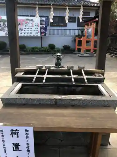 武蔵第六天神社の手水舎