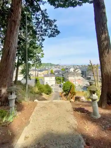 八幡白山神社の景色