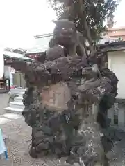 お三の宮日枝神社の狛犬