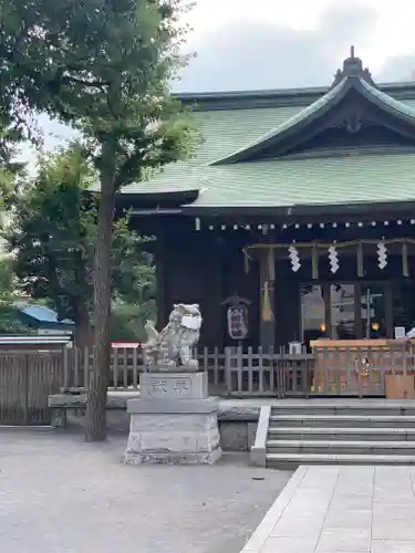 お三の宮日枝神社の狛犬