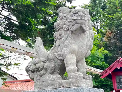 蘆別神社の狛犬