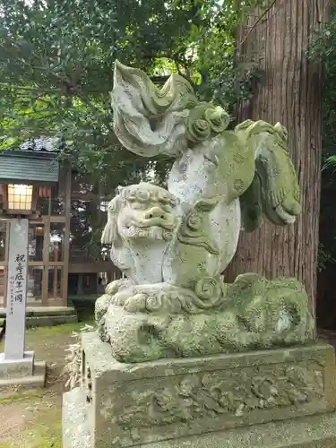 清水八幡神社の狛犬