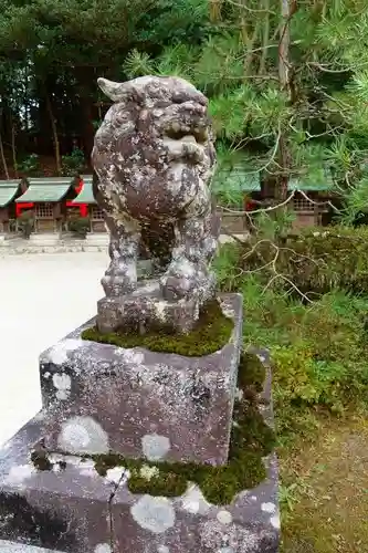 八大神社の狛犬