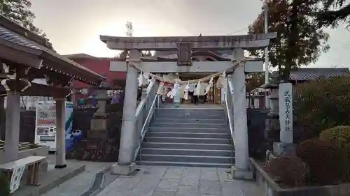 武蔵第六天神社の鳥居