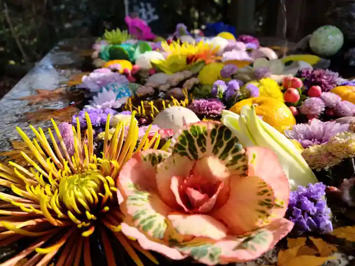 滑川神社 - 仕事と子どもの守り神の手水舎