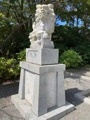 龍口明神社の狛犬