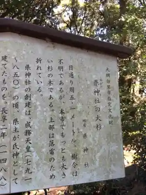 縣神社の歴史