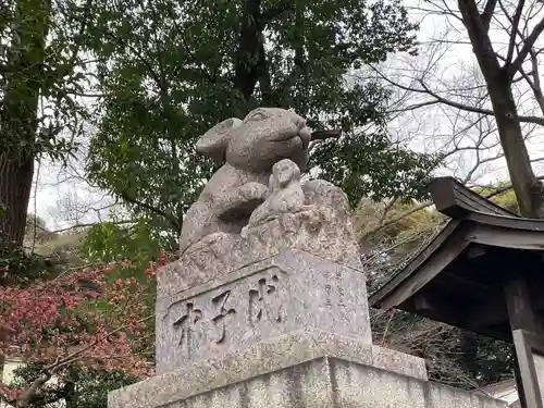 調神社の狛犬